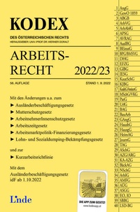 Abbildung von: KODEX Arbeitsrecht 2022/23 - Linde