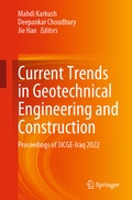 Cover: Current Trends in Geotechnical Engineering and Construction - Springer