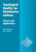 Cover: Topological Duality for Distributive Lattices - Cambridge University Press