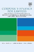 Cover: Corporate Finance for Lawyers - Edward Elgar Publishing
