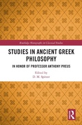 Cover: Studies in Ancient Greek Philosophy - Routledge