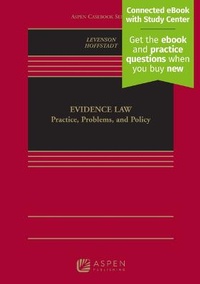 Enlarge image Cover: Evidence Law - Aspen Publishing