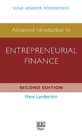 Cover: Advanced Introduction to Entrepreneurial Finance - Edward Elgar Publishing