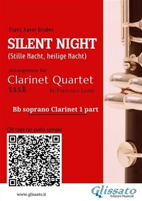 Abbildung von: Clarinet 1 part "Silent Night" for Clarinet Quartet - Glissato Edizioni Musicali