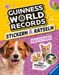 Cover: Guinness World Records Stickern und R&auml;tseln: Haustiere - ein rekordverd&auml;chtiger R&auml;tsel- und Stickerspa&szlig; mit Hund, Katze und Co. - Ravensburger