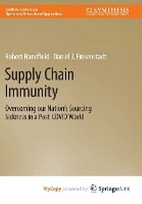 Enlarge image Cover: Supply Chain Immunity - Springer