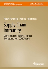 Enlarge image Cover: Supply Chain Immunity - Springer