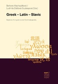 Cover: Greek - Latin - Slavic - Narr Francke Attempto Verlag