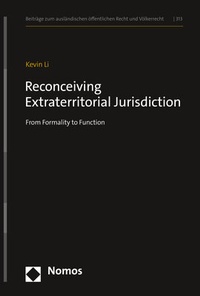 Abbildung von: Reconceiving Extraterritorial Jurisdiction - Nomos