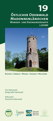 Abbildung von: Blatt 19, Östlicher Odenwald - Madonnenländchen - MeKi Landkarten