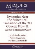 Cover: Dynamics Near the Subcritical Transition of the 3D Couette Flow II: Above Threshold Case - American Mathematical Society