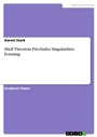 Cover: Shell Theorem Precludes Singularities Forming - GRIN Verlag