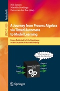 Cover: A Journey from Process Algebra via Timed Automata to Model Learning - Springer