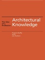 Cover: Architectural Knowledge - Taylor & Francis