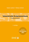 Cover: Schweizerische Strafprozessordung - Dike Verlag Z&uuml;rich