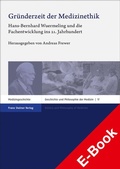Cover: Gr&uuml;nderzeit der Medizinethik - Franz Steiner Verlag