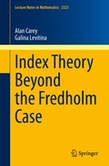 Cover: Index Theory Beyond the Fredholm Case - Springer
