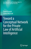 Cover: Toward a Conceptual Network for the Private Law of Artificial Intelligence - Springer