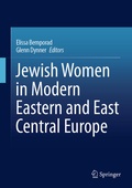 Cover: Jewish Women in Modern Eastern and East Central Europe - Springer