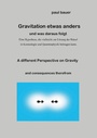 Cover: Gravitation etwas anders - Books on Demand