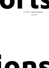 Enlarge image Cover: Reports and Solutions - Sonderzahl