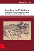 Cover: Grenzg&auml;nger des 20. Jahrhunderts - Brill Deutschland