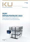 Cover: PEPP Entgeltkatalog 2023 - mgo fachverlage