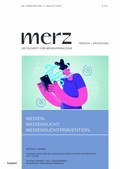 Cover: Medien. Mediensucht. Mediensuchtpr&auml;vention. - kopaed - merz / medien+ erziehung