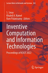 Enlarge image Cover: Inventive Computation and Information Technologies - Springer