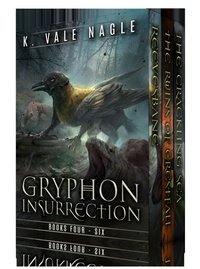 Enlarge image Cover: Gryphon Insurrection Boxed Set Two: Reevesbane, The Ruins of Crestfall, and The Crackling Sea (Gryphon Insurrection Boxed Sets, #2) - Stet Publishing, LLC