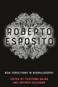 Cover: Roberto Esposito - Edinburgh University Press