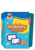 Cover: Vocabulary Flashcards for Ages 5-7 - Coordination Group Publications Ltd (CGP)