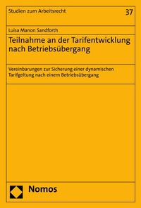 Abbildung von: Teilnahme an der Tarifentwicklung nach Betriebsübergang - Nomos