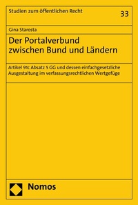 Abbildung von: Der Portalverbund zwischen Bund und Ländern - Nomos