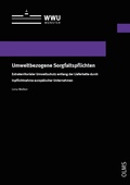 Cover: Umweltbezogene Sorgfaltspflichten - Georg Olms Verlag