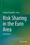 Cover: Risk Sharing in the Euro Area - Springer