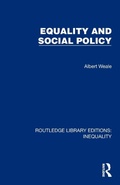 Cover: Equality and Social Policy - Routledge