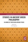 Cover: Studies in Ancient Greek Philosophy - Routledge