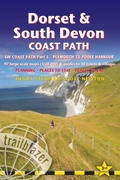 Cover: Dorset and South Devon Coast Path - guide and maps to 48 towns and villages with large-scale walking maps (1:20 000) - Trailblazer Publications