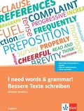 Cover: I need words and grammar! - Klett