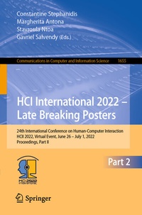 Abbildung von: HCI International 2022 - Late Breaking Posters - Springer