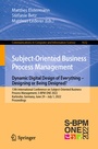 Cover: Subject-Oriented Business Process Management. Dynamic Digital Design of Everything - Designing or being designed? - Springer