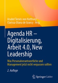 Abbildung von: Agenda HR - Digitalisierung, Arbeit 4.0, New Leadership - Springer Gabler