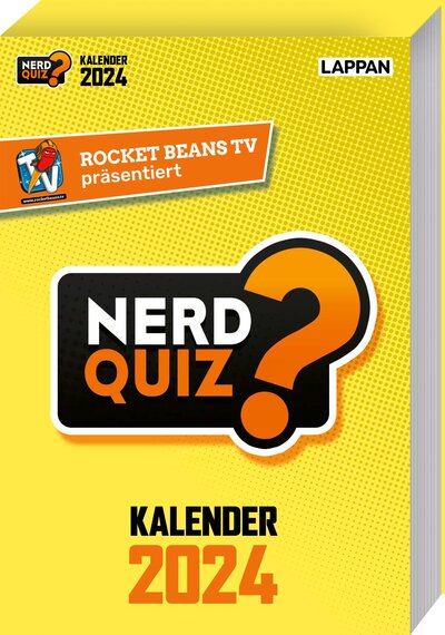 Abbildung von: Rocket Beans TV - Nerd Quiz-Kalender 2024 mit Fragen rund um Games, Filme und Popkultur - Lappan