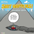 Cover: Shit happens! Wandkalender 2024 - Lappan