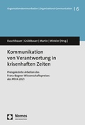Cover: Kommunikation von Verantwortung in krisenhaften Zeiten - Nomos