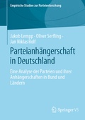Cover: Parteianh&auml;ngerschaft in Deutschland - Springer VS