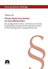 Abbildung von: Private-Equity-Investments im Gesundheitssektor - utzverlag GmbH