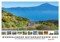 Abbildung von: Foto-Wandkalender Motorradtouren 2023 DIN A3 quer mit Feiertagen für Deutschland, Östereich und die Schweiz - Mit Platz für Notizen - M & R Verlag