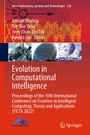Cover: Evolution in Computational Intelligence - Springer